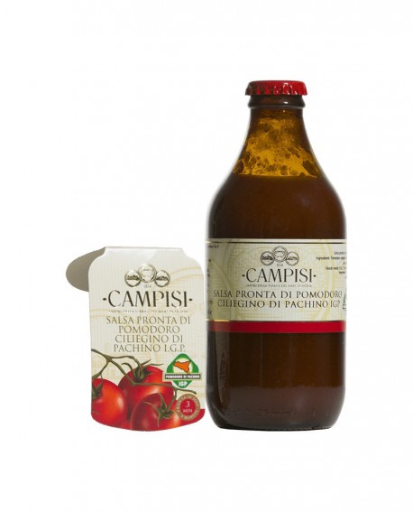 Salsa pronta di Pomodoro Ciliegino di Pachino IGP - bottiglia 33 cl - Campisi