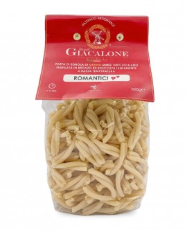 Romantici di semola di grano duro siciliano - 500g trafilata al bronzo-Cartone 24 pezzi - Pastificio F.lli Giacalone