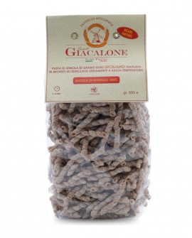 Busiata di Rusello di semola di grano duro siciliano - grani Antichi 500g-Cartone 20 pezzi-Pastificio F.lli Giacalone