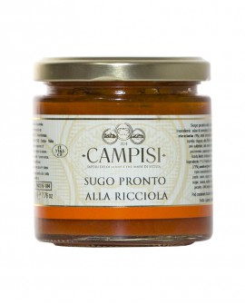 Sugo pronto alla Ricciola pomodoro ciliegino - vaso vetro 220 g - Campisi