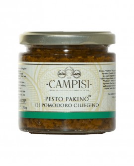 Pesto Pakino di Pomodoro Ciliegino - vaso vetro 220 g - Campisi