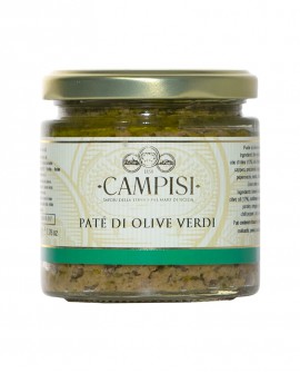 Patè di Olive Verdi - vaso vetro 220 g - Campisi