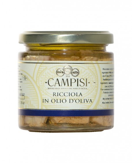 Ricciola in Olio di Oliva - vaso vetro 220 g - Campisi