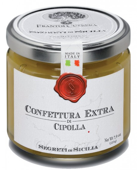 Confettura Extra di Cipolla - vasetto di vetro 212 - 225 g - Frantoi Cutrera Segreti di Sicilia