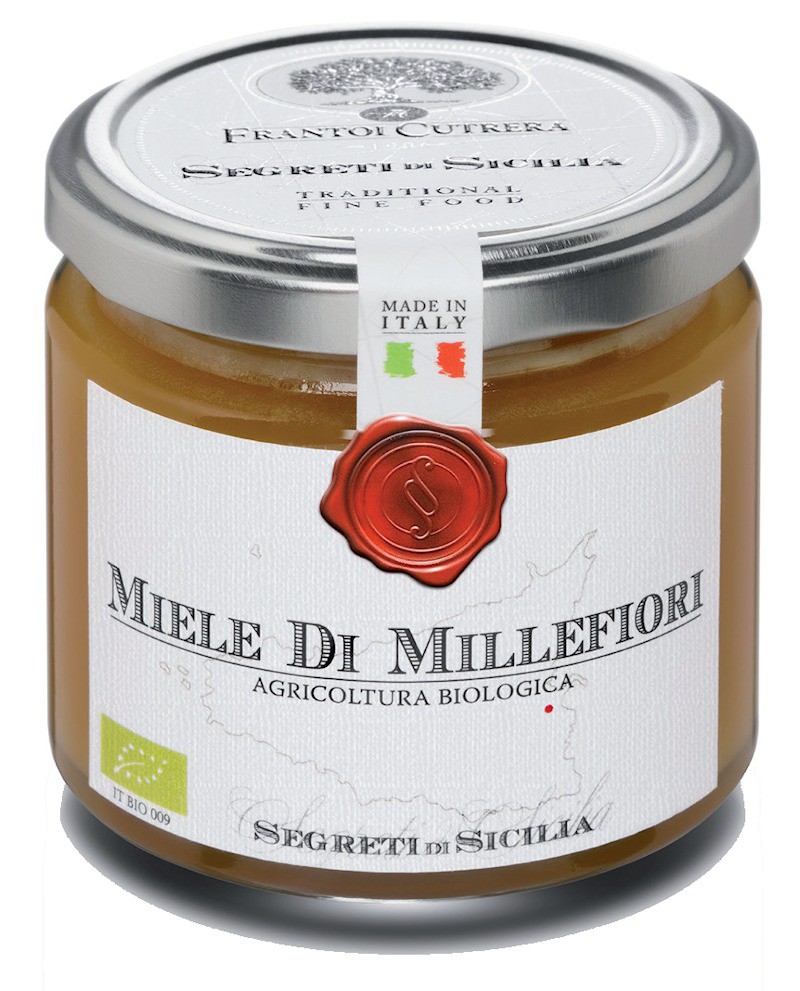 Miele di Millefiori - vasetto di vetro 212 - 250 g - Frantoi